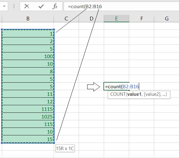 1001 ways to count cells in Excel