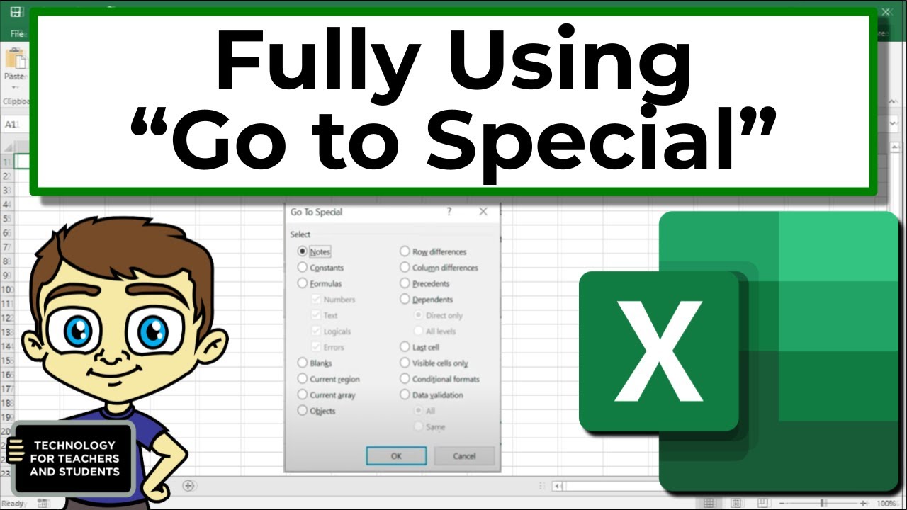 Excel Go To Special Feature Tips