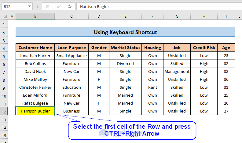 Excel Last Cell Formulas