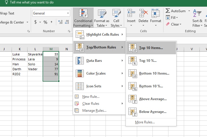 Excel Worksheet Productivity Hacks