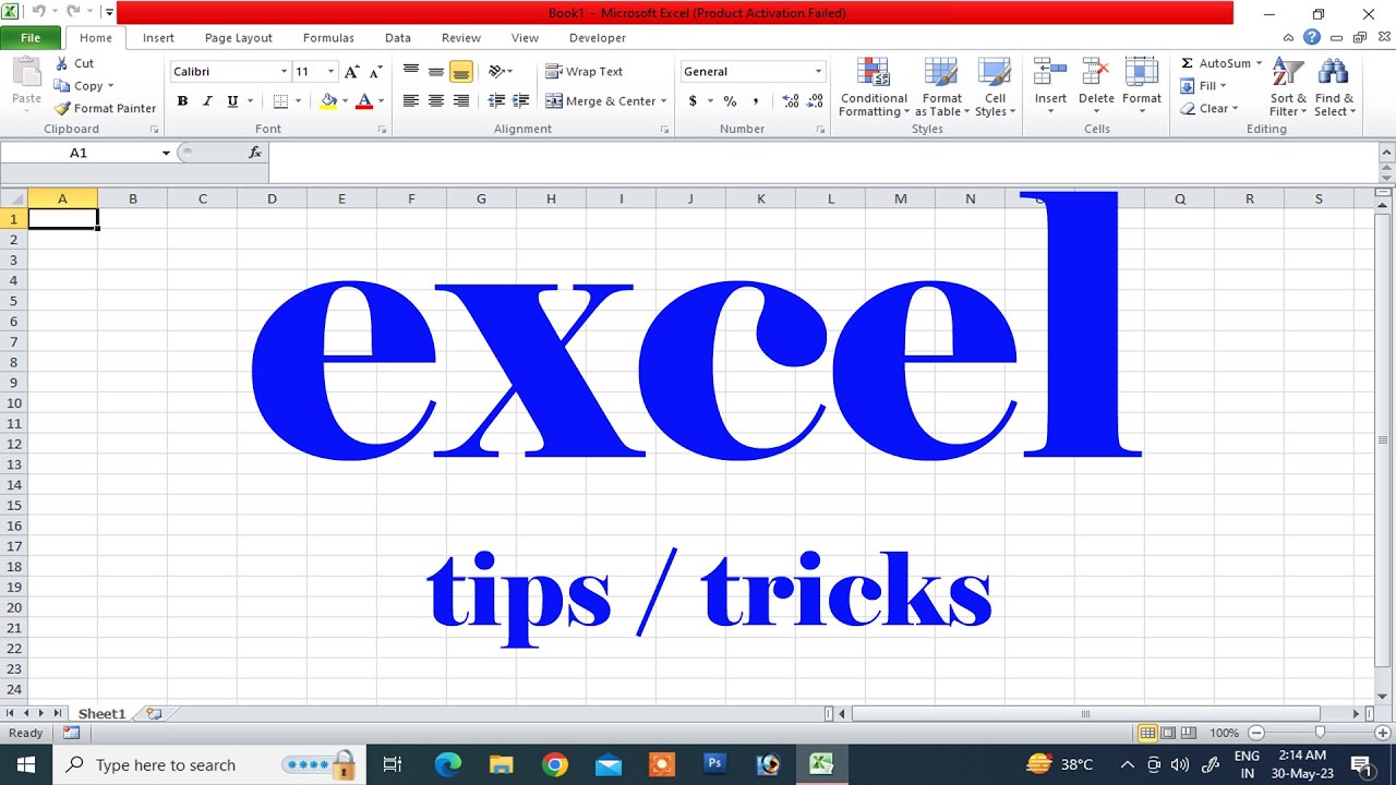 Microsoft Excel Tips and Tricks