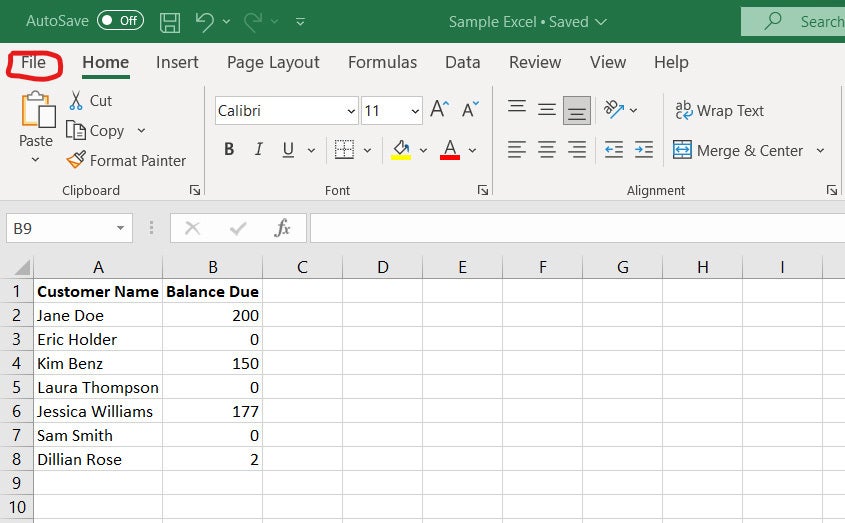 Excel macros