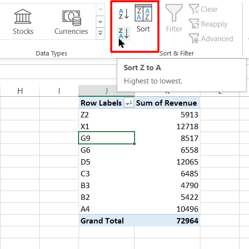 Excel Pivot Table Sorting Common Pitfalls