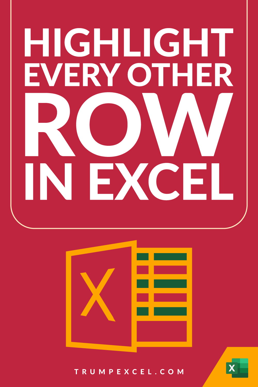 Excel Row Formatting Hacks