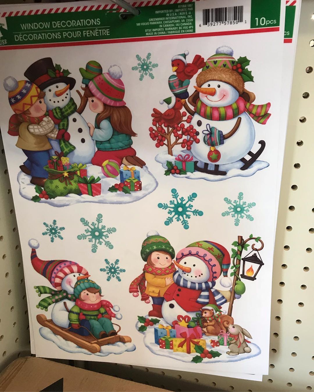 5 Dollar Tree Christmas Window Clings To Try