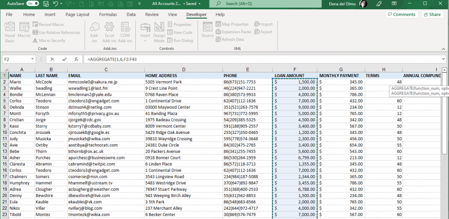 5 Ways To Aggregate Excel Row Data Easily