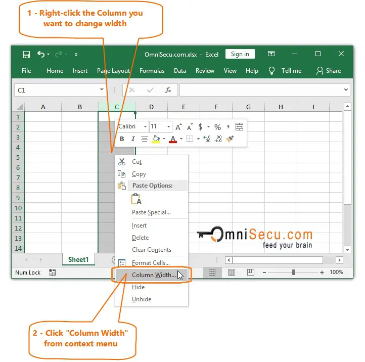 5 Ways To Change Column Width In Excel Vba