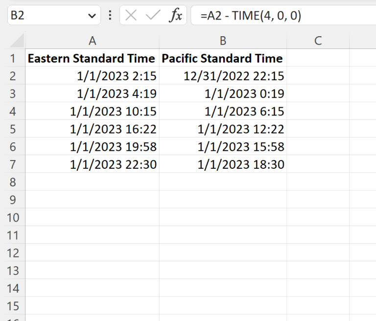 5 Ways To Convert Timezone In Excel