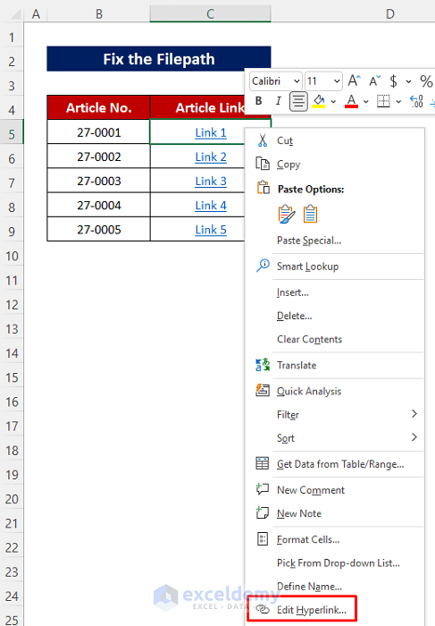 5 Ways To Fix Hyperlink In Excel Not Working