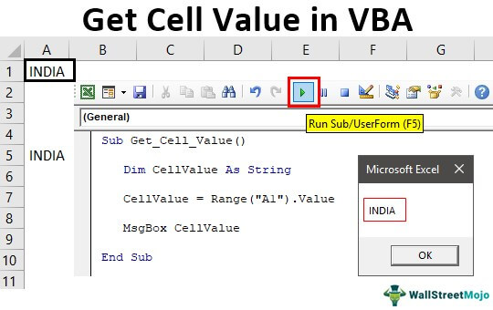 5 Ways To Get Cell Value In Vba