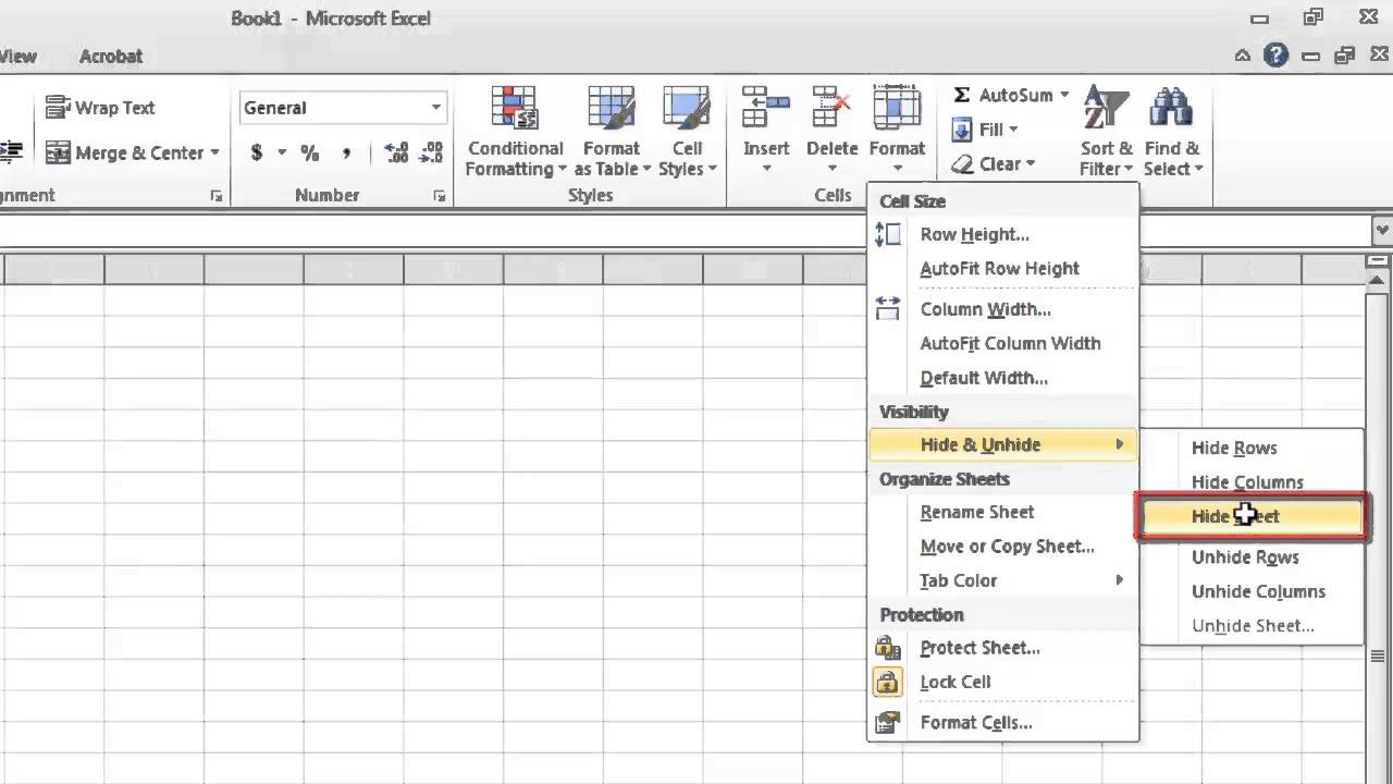 5 Ways To Hide Excel Worksheet With Vba