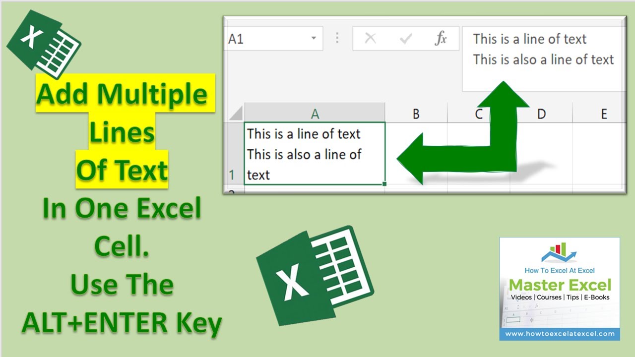 5 Ways To Put Multiple Lines In One Excel Cell