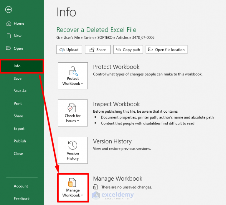 5 Ways To Recover Deleted Sheet In Excel