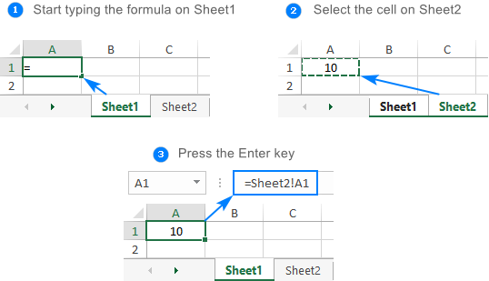 5 Ways To Reference Another Sheet Indirectly