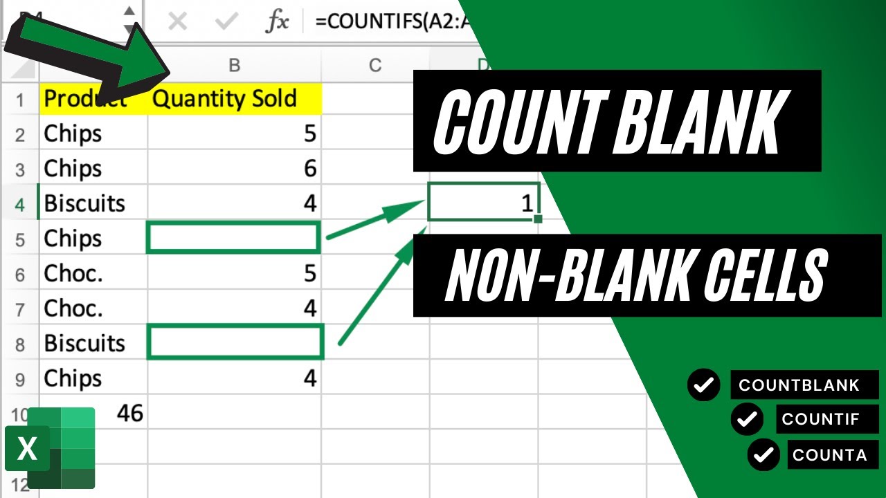 5 Ways To Stop Excel From Counting Blank Cells