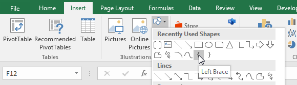 5 Ways To Use Curly Brackets In Excel