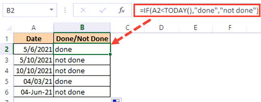 5 Ways To Use Excel If Before Date Functions