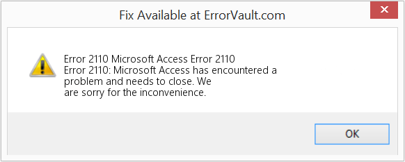 6 Ways To Fix Ms Access Vba Error 2110