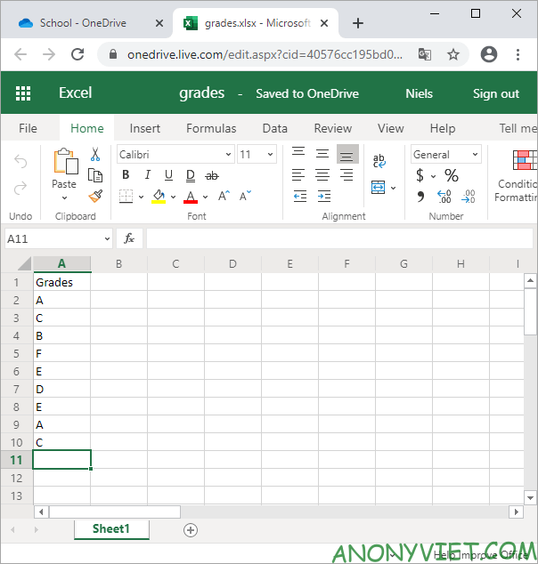 Edit Excel File Online