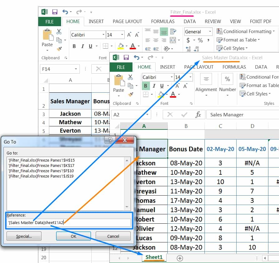 Excel Go To Special Feature Shortcuts