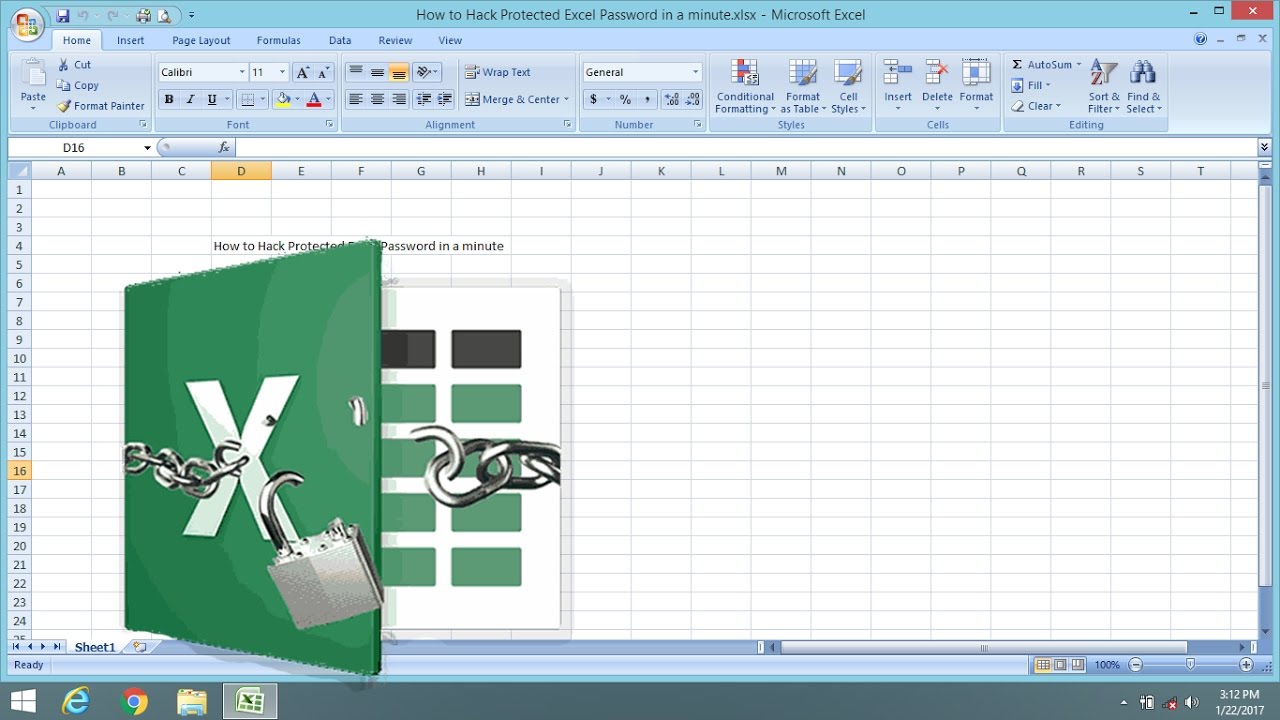 Excel Password Hack Tool