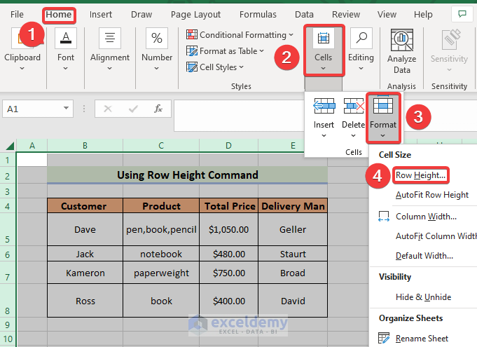 Excel Row Spacing Techniques