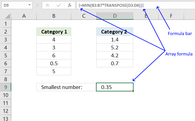 Array Formula