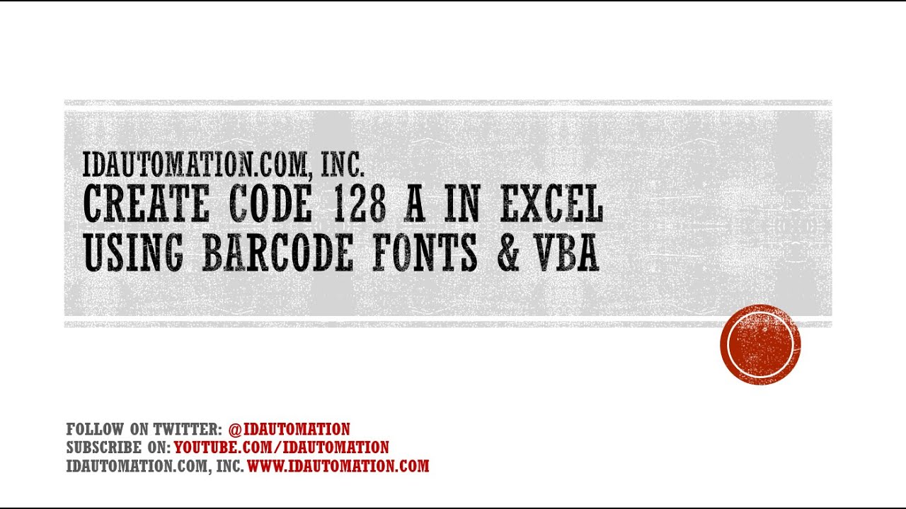 Barcode control in VBA Microsoft best practices