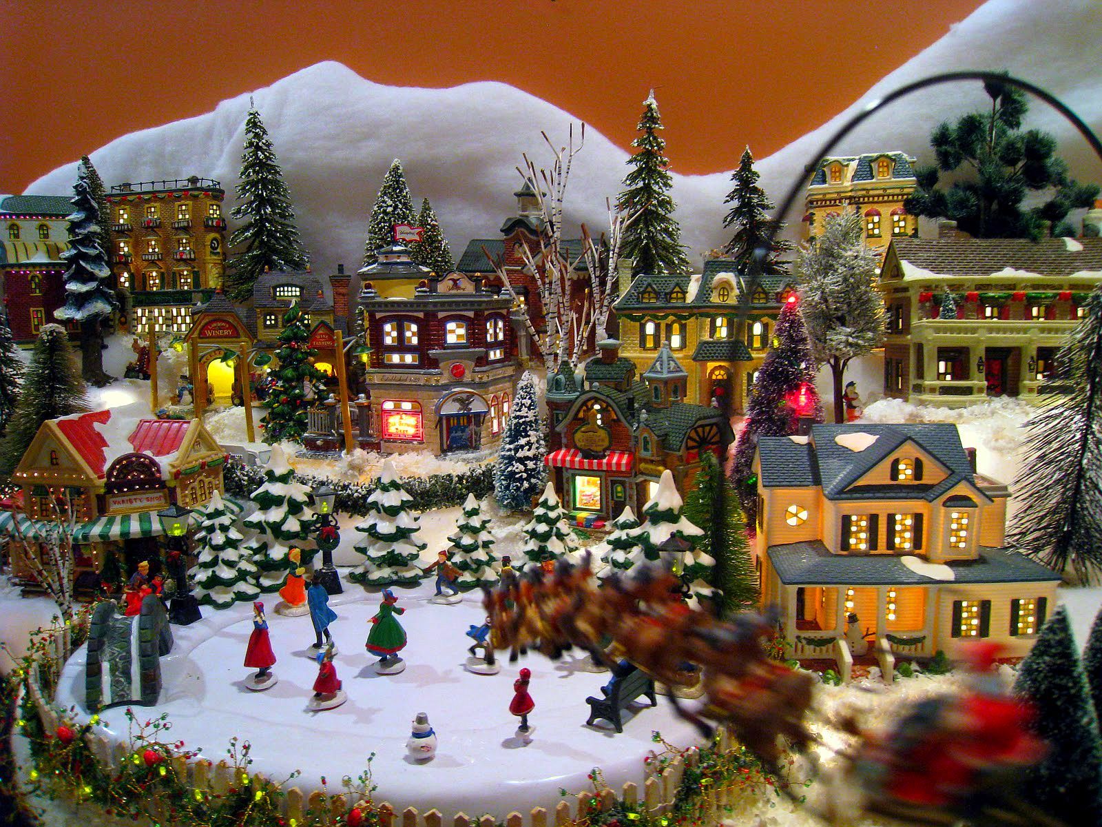 Building A Christmas Village With Holiday Inn Inspiration