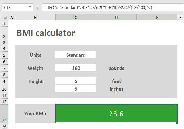 Calculate Bmi In Excel: 5 Easy Formula Steps