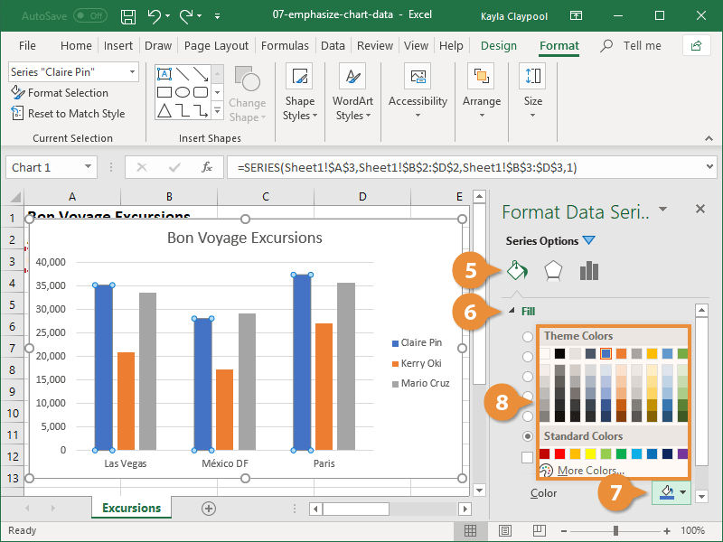 Chart Formatting Options