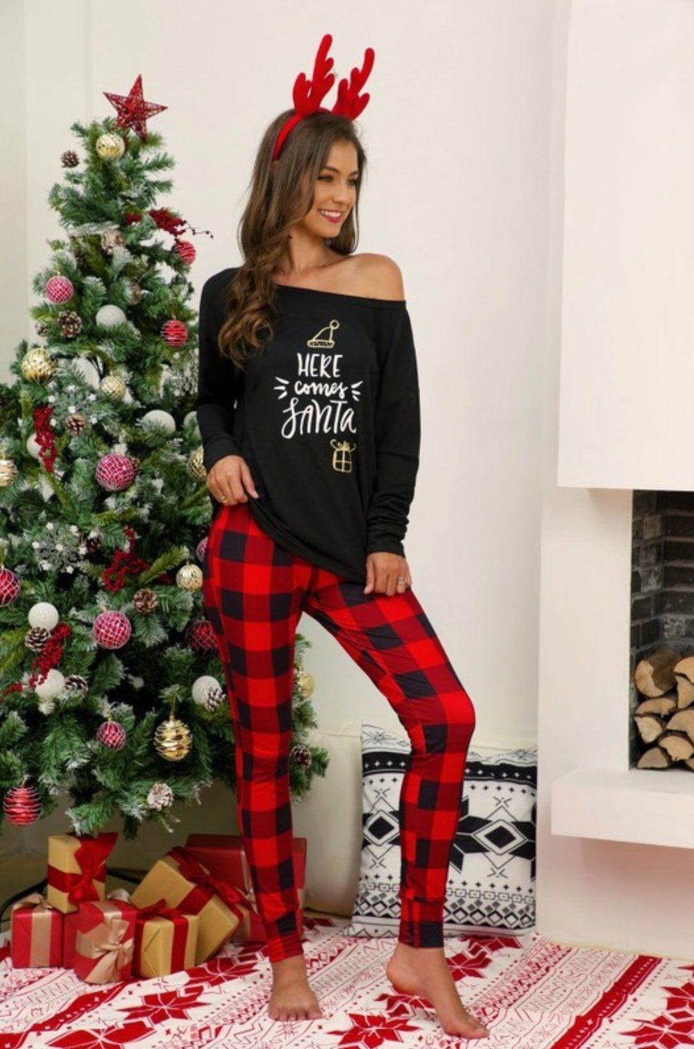 Cozy Christmas Holiday Pant Sets For Women