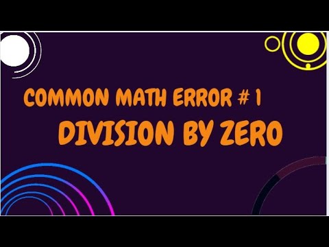 Division by Zero Error Examples