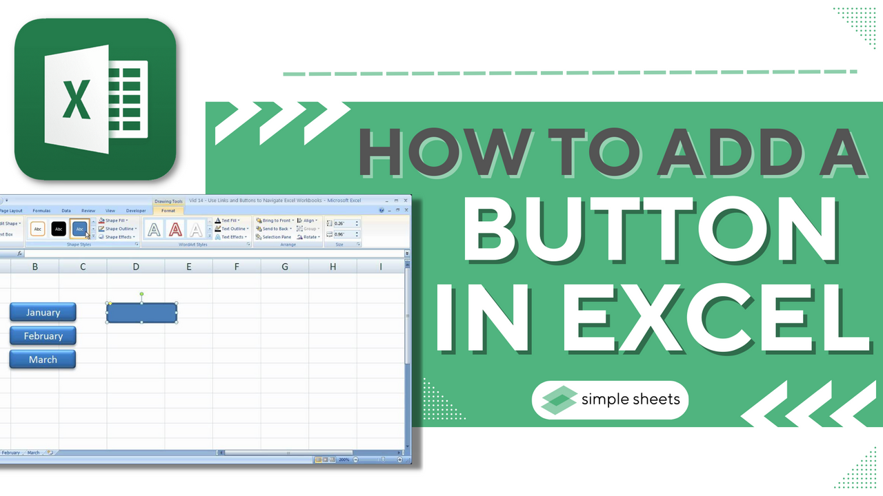 Excel add-in creation with button