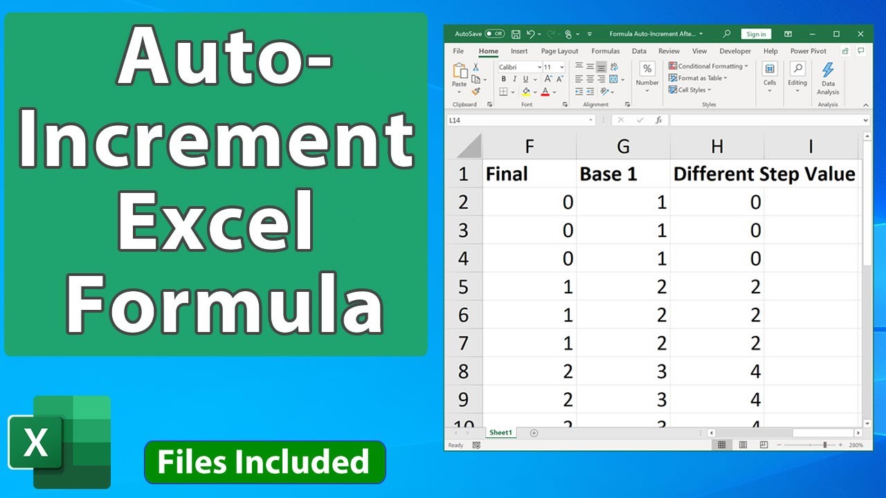 Excel auto-increment date example 4