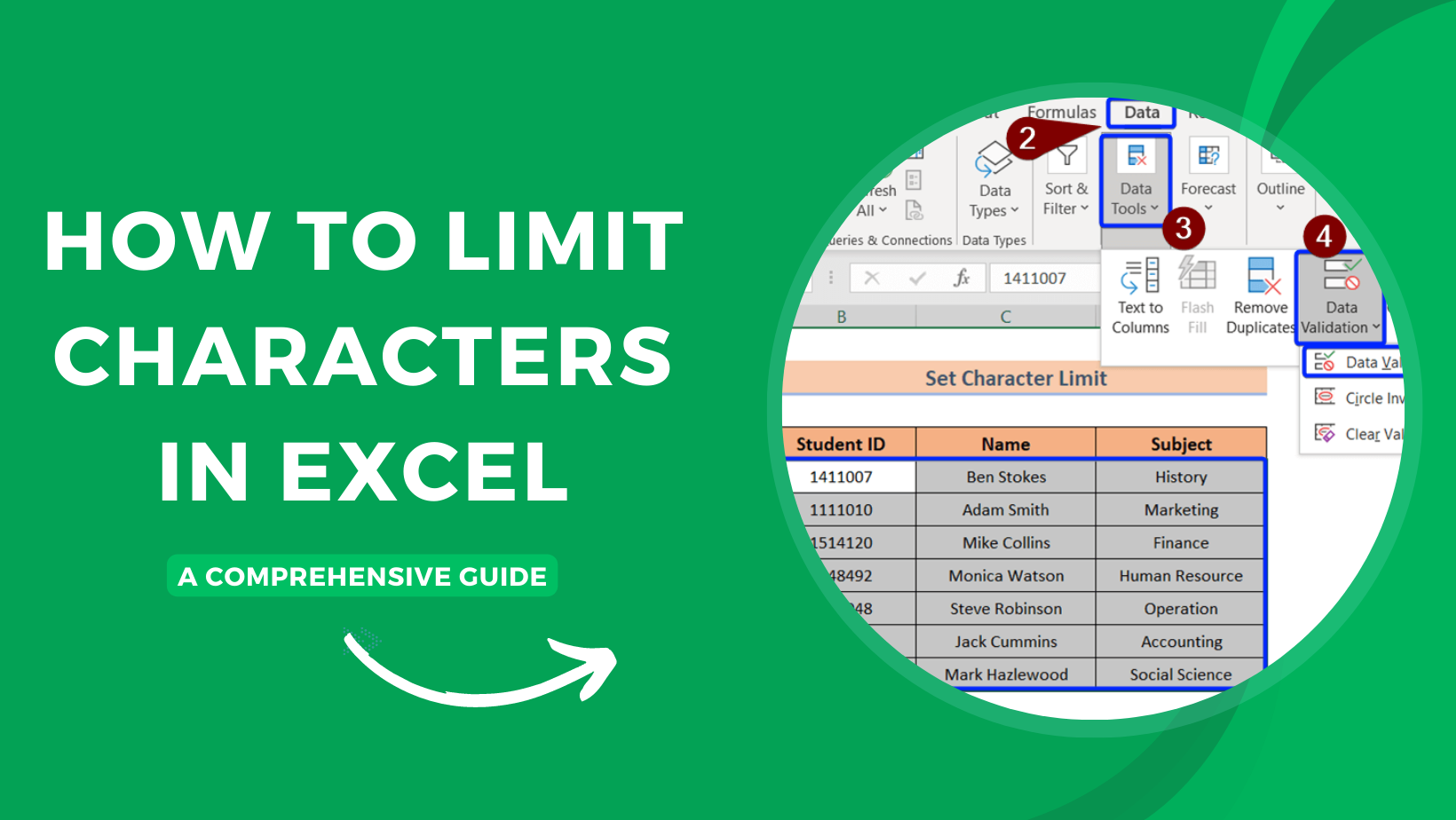 Excel Character Limit Fixes