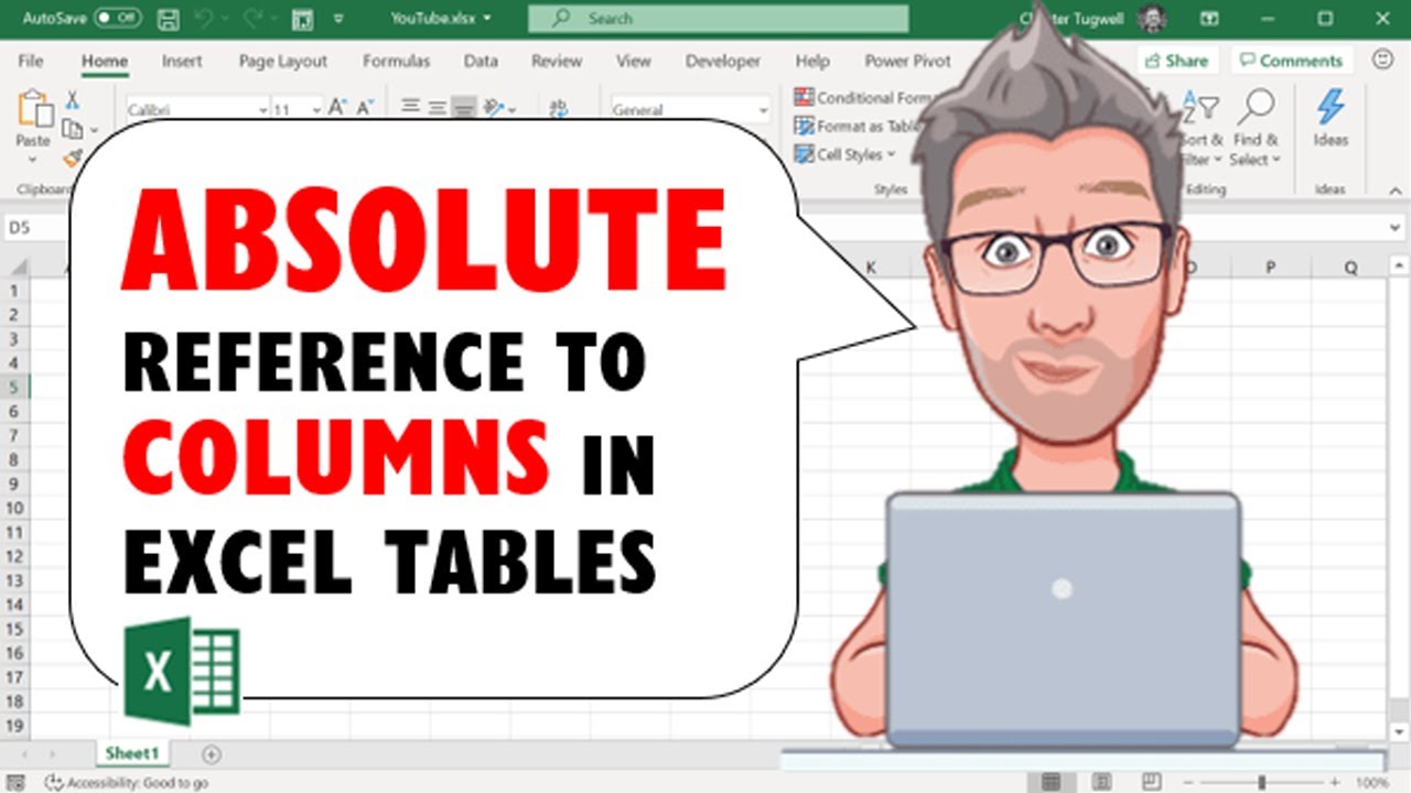 Excel Column Reference Methods Video