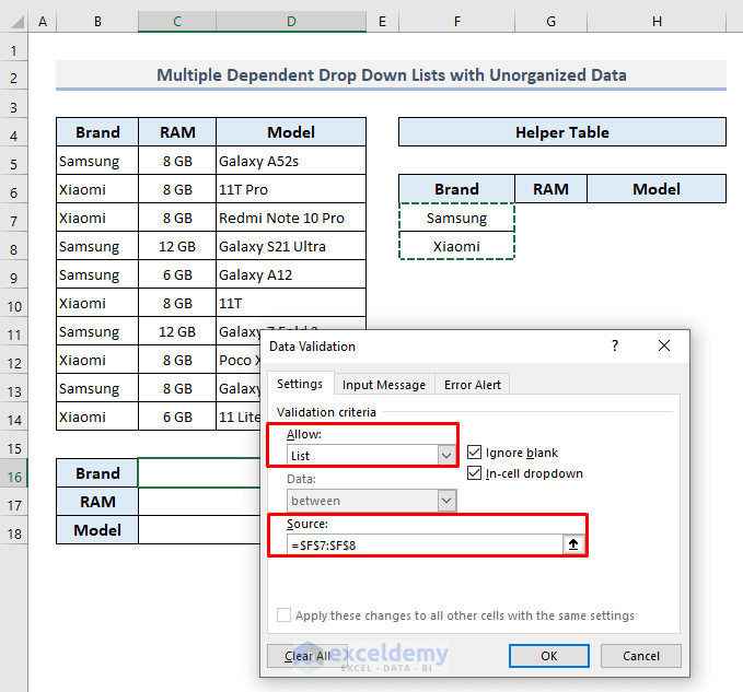 Excel Conditional Drop Down List Made Easy