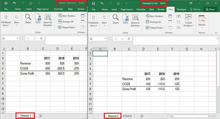 Combining worksheets using Consolidate in Excel