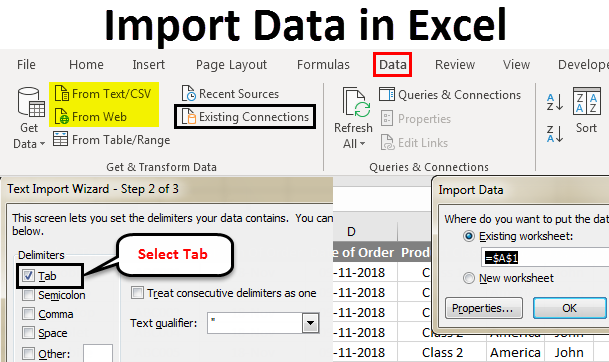 Excel Data Import