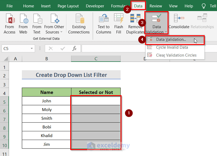 Excel Filter Drop-Down Benefits