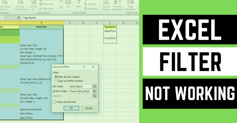 Excel Filter Fix It Fast