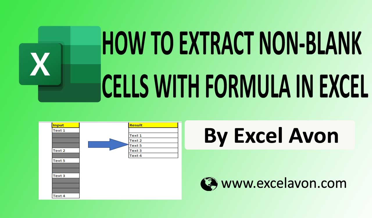 Excel Formula For Non-Blank Cells Made Easy