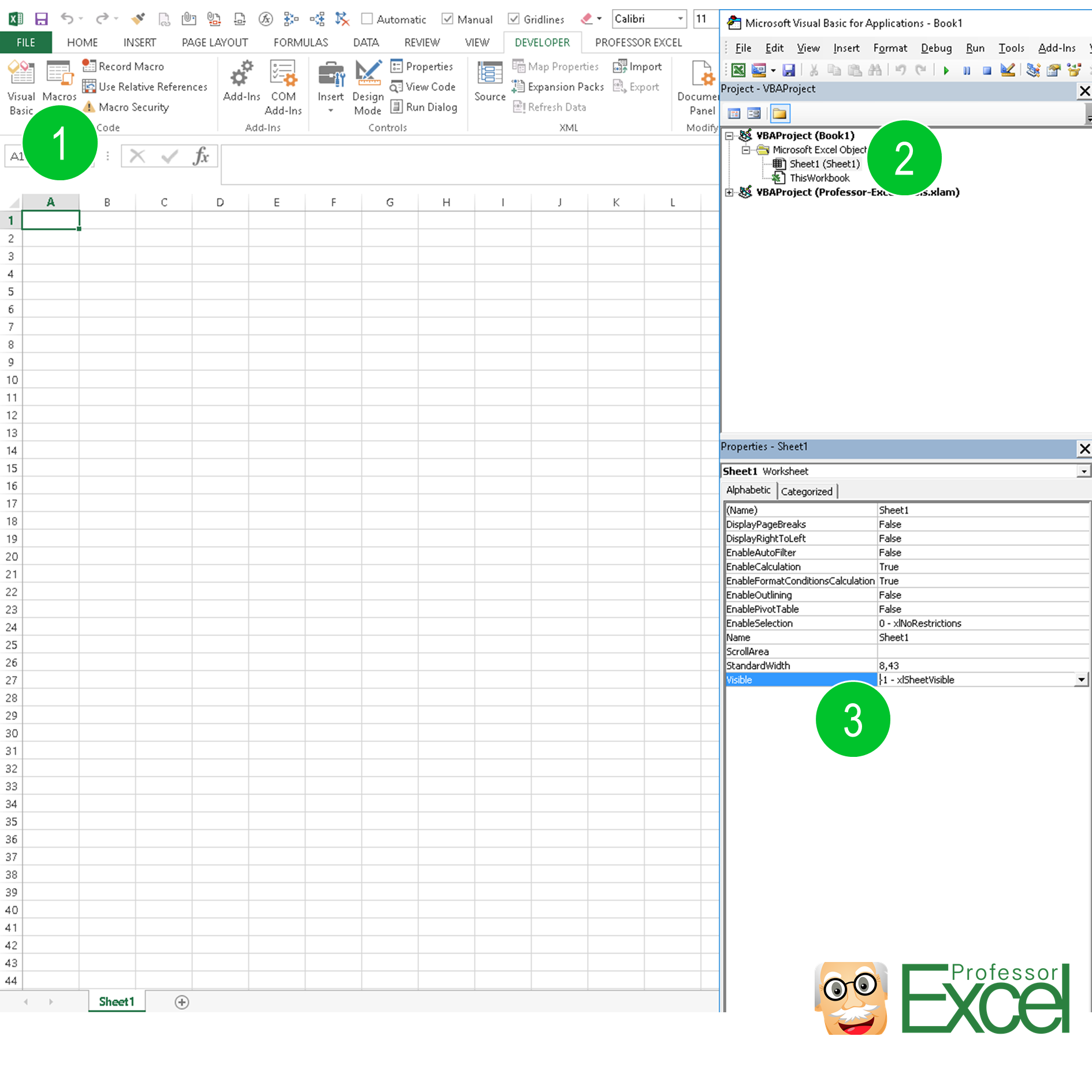 excel hidden sheets