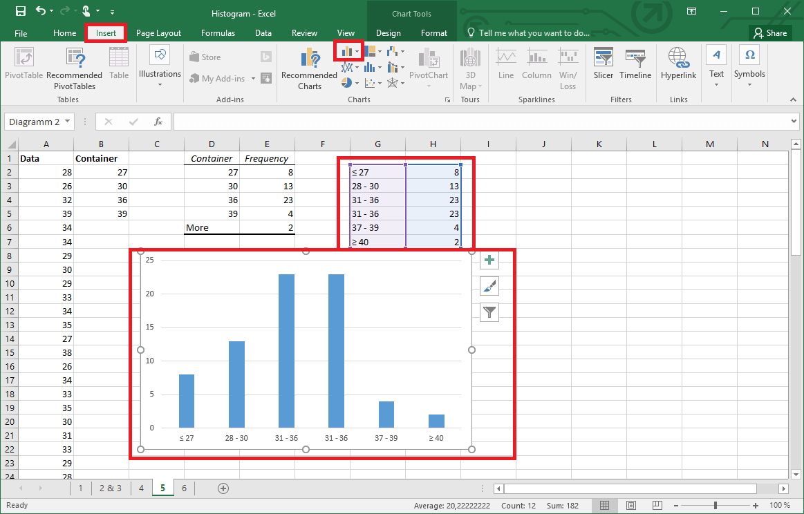 Excel Histogram