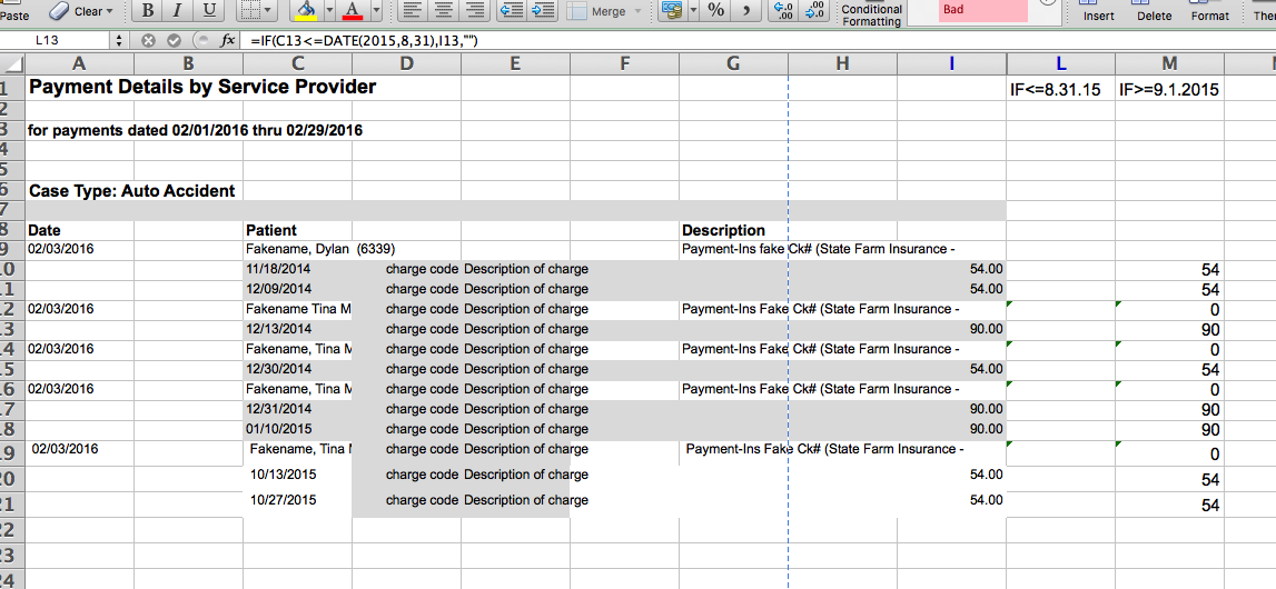 Excel IF Before Date Example 3