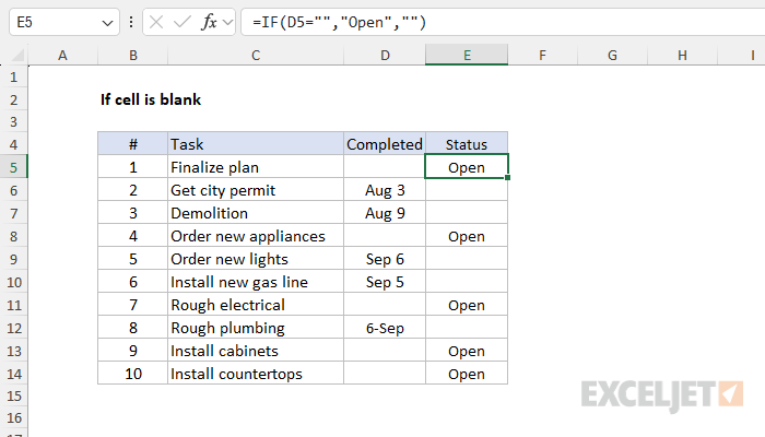 Excel If Blank Leave Blank Formula Tutorial