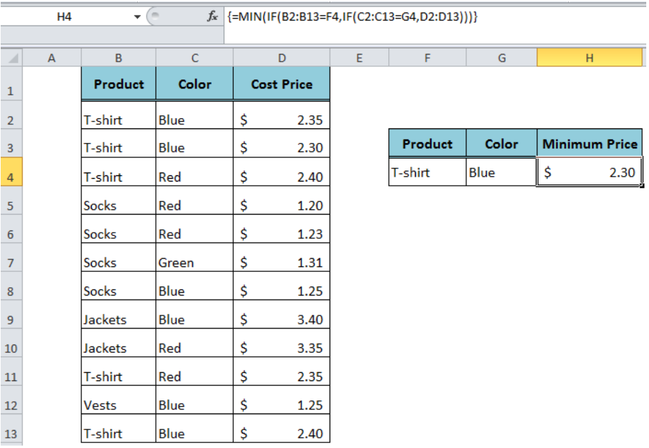 Excel IF Formula with Two Conditions