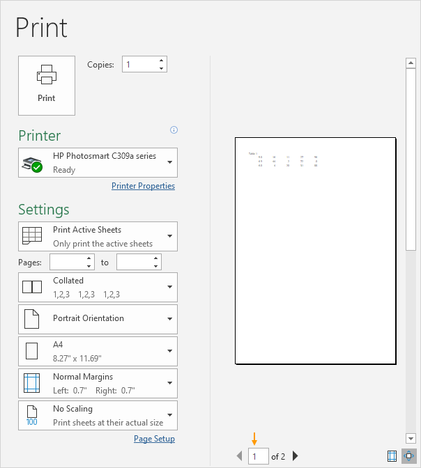 Excel Print Page Breaks