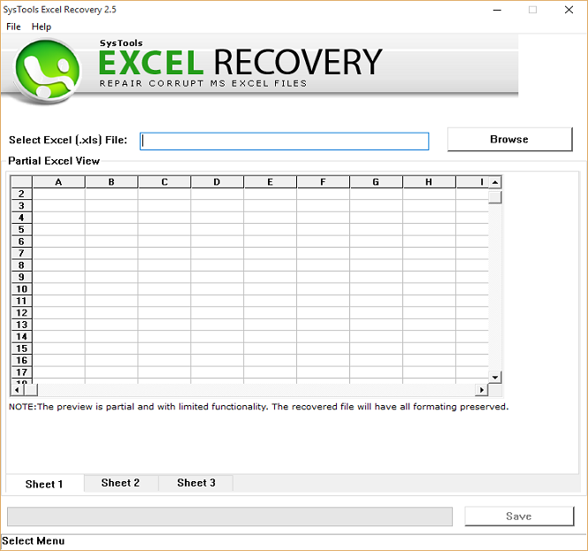 Excel Recovery Tool